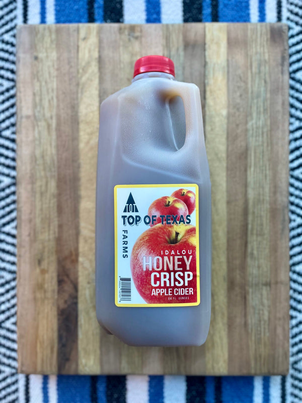 Top of Texas apple cider